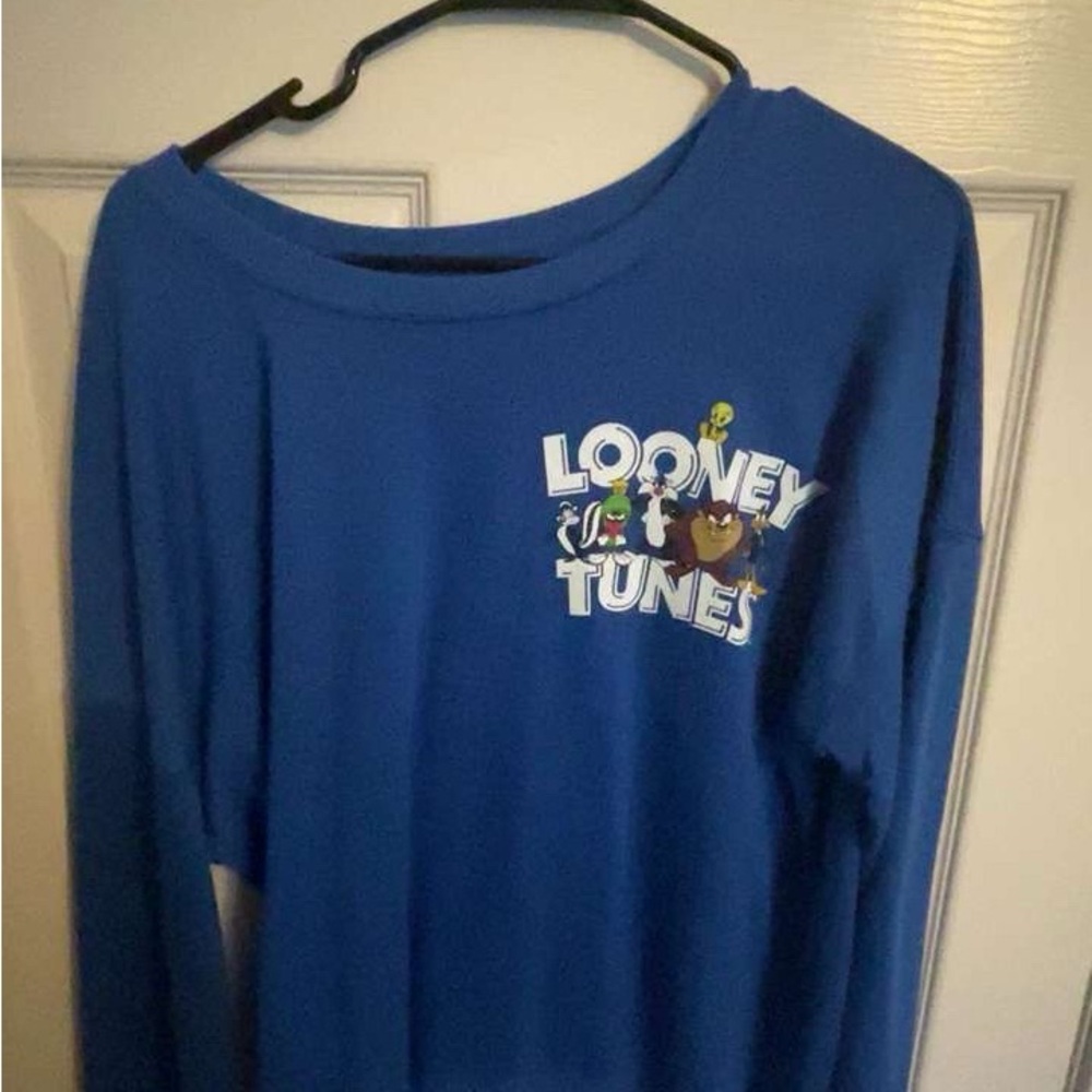 Looney Tunes Blue Long Sleeve Shirt